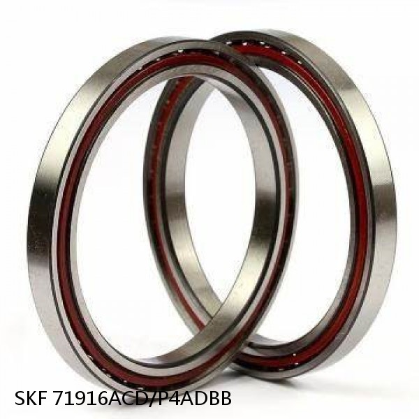 71916ACD/P4ADBB SKF Super Precision,Super Precision Bearings,Super Precision Angular Contact,71900 Series,25 Degree Contact Angle