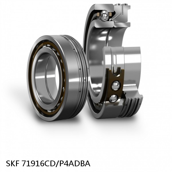 71916CD/P4ADBA SKF Super Precision,Super Precision Bearings,Super Precision Angular Contact,71900 Series,15 Degree Contact Angle